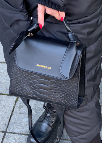 Жіноча сумка крос-боді чорна No Brand (270935440)