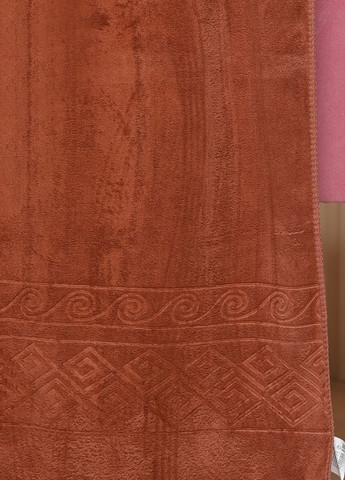 Let's Shop полотенце для лица микрофибра коричневого цвета однотонный коричневый производство - Турция