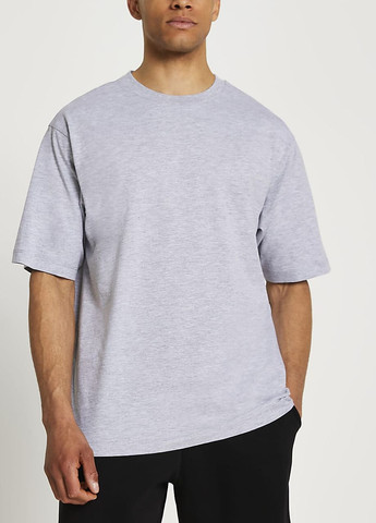 Сіра футболка basic,сірий, River Island