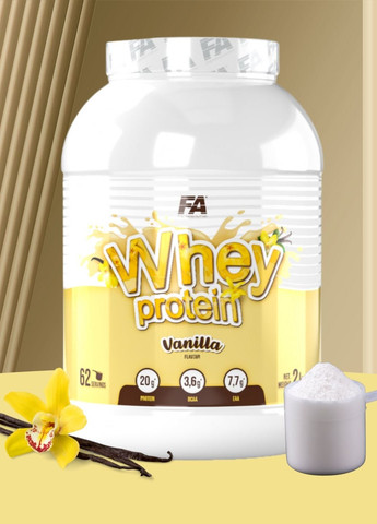 Протеїн Wellness Line Whey Protein 2000 g (Vanilla) Fitness Authority (275395437)