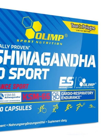 Olimp Nutrition Ashwagandha 600 sport 60 Caps Olimp Sport Nutrition (256725341)