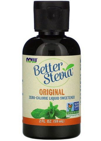 Better Stevia, Zero-Calorie Liquid Sweetener, 2 fl oz 59 ml Original NOW-06955 Now Foods (257252313)