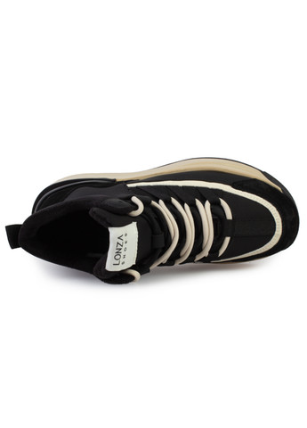 Чорні осінні кросівки жіночі бренду 8401427_(1) Lonza
