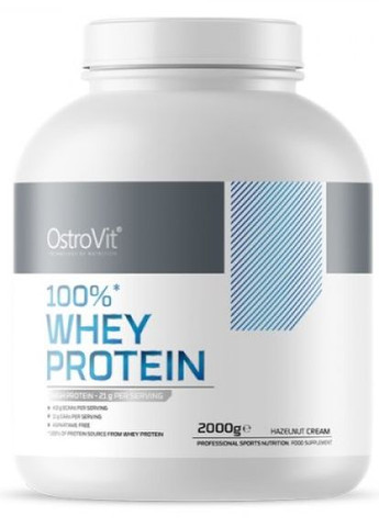 Протеїн Whey Protein 2000 g (Hazelnut) Ostrovit (262806891)