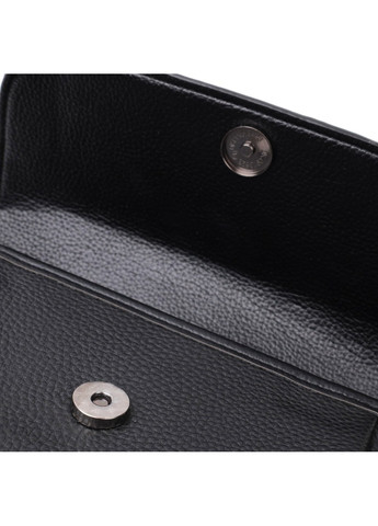 Красивая женская сумка из натуральной кожи 22330 Черная Vintage (276461765)