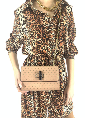 Світло-коричнева кежуал сукня жіноча Italia Moda тигровый