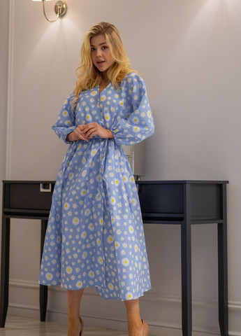 Блакитна жіноча сукня «alora» колір блакитний р.s/m 433944 New Trend