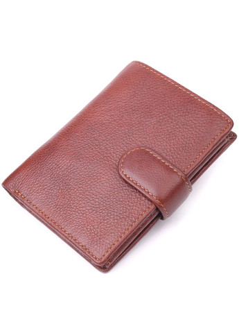 Вертикальное мужское портмоне из натуральной кожи 21399 Коричневый Vintage (258286280)