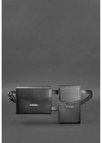 Набор женских кожаных сумок Mini поясная/ кроссбоди розовые - BN-BAG-38-PINK BlankNote (263519155)