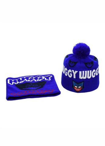 Детский зимний комплект шапка с помпоном + снуд Хагги Вагги / Huggy Wuggy No Brand дитячій комплект шапка + снуд (277167365)