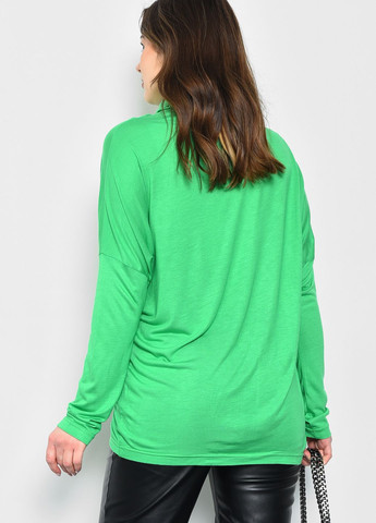 Гольф женский полубатальный зеленого цвета Let's Shop (276774228)