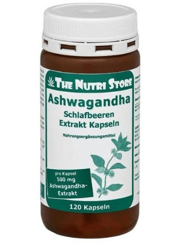Ashwagandha Berry Extract 500 mg 120 Caps ФР-00000152 The Nutri Store (256723578)