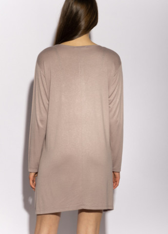 Прозрачное кэжуал платье-туника с круглым вырезом (стальной) Time of Style однотонное