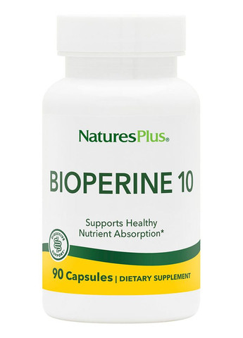 Біоперин Bioperine 10, 90 Vegetarian Capsules Nature's Plus (276977411)