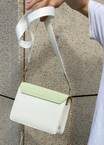 Жіноча сумка крос-боді зелена оливкова хакі No Brand (268036943)