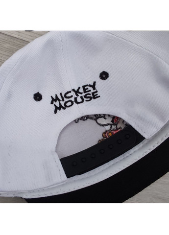Кепка дитяча снепбек (Snapback) в стилі Hello Mickey (Міккі) Біло-чорний No Brand (258464461)