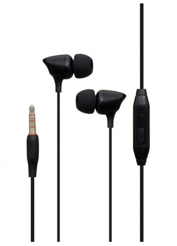 Вакуумні навушники Celebrat з мікрофоном (1.2м, гарнітура, AUX) - Чорний China g7 (257823147)