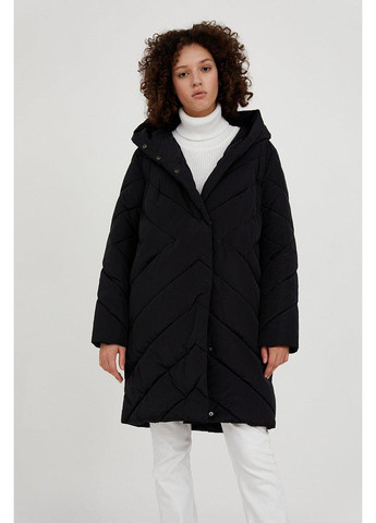 Черная зимняя зимнее пальто a20-11005-200 Finn Flare