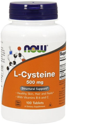 L-Cysteine 500 mg 100 Tabs Now Foods (256722803)