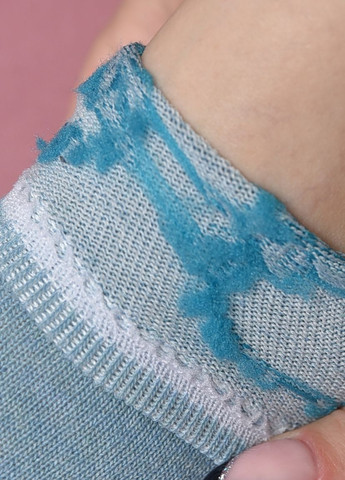Носки женские стрейч голубого цвета размер 36-41 Let's Shop (268371084)