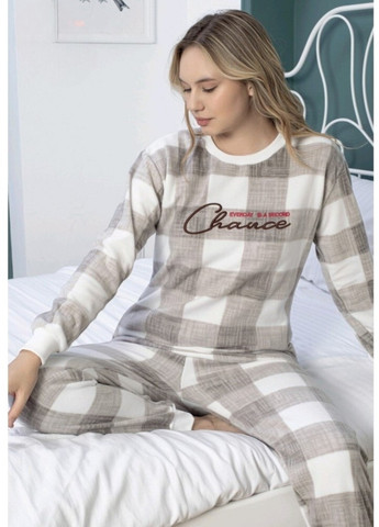 Женский флисовый домашний костюм пижама с длинным рукавом Home Comfort Mirano (273169609)