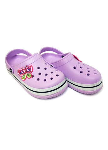 Кроксы сабо для девочки фиолетовый LuckLine (259158793)