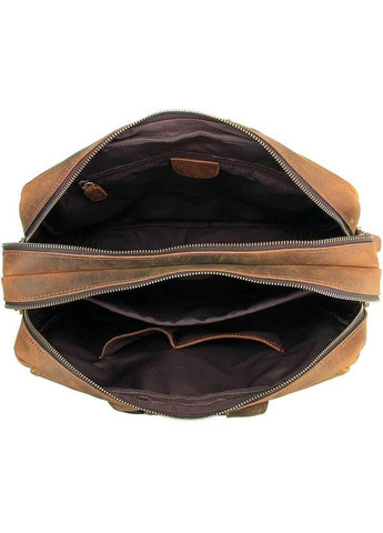 Деловая кожаная сумка 14563 Коричневый Vintage (262522758)