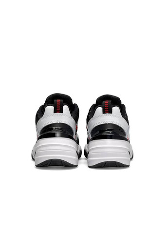 Білі осінні кросівки жіночі, вьетнам Nike M2K Tekno Premium Black Red White