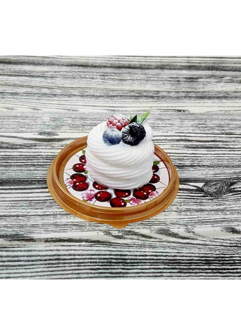 Мыло пироженое мыльные сладости Десерт Павловой в куполе 90 г Bila Lileya (259787345)