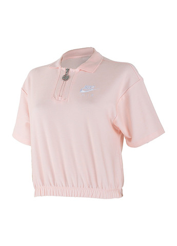 Розовая демисезон футболка w nsw air pique polo Nike