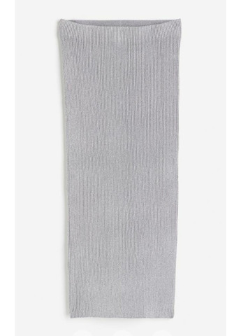 Жіноча трикотажна спідниця Н&М (56568) XS Срібляста H&M (274395229)