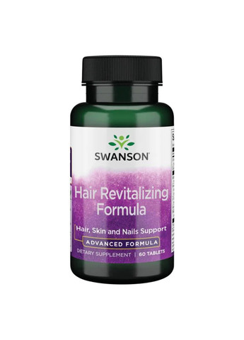 Формула Відновлення Волосся Hair Revitalizing Furmula - 60 таб Swanson (269462112)