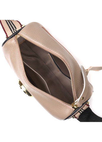 Сумка для стильних жінок з натуральної шкіри 22263 Сірий Vintage (276457627)