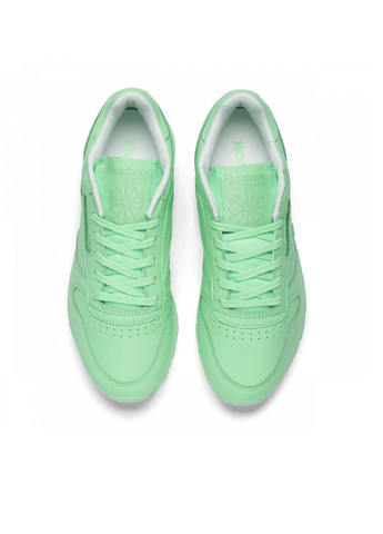Зеленые демисезонные женские кроссовки Reebok X SPIRIT CLASSIC LEATHER MINT GREEN