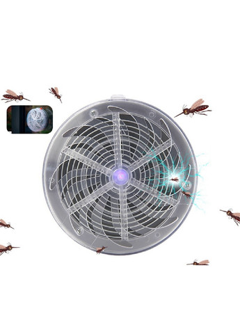 Электрическая мухобойка для защиты от комаров и насекомых ловушка уничтожитель зарядка от солнечной энергии (0674534) Unbranded (258761322)