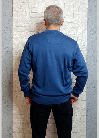 Синий зимний свитер джемпер No Brand