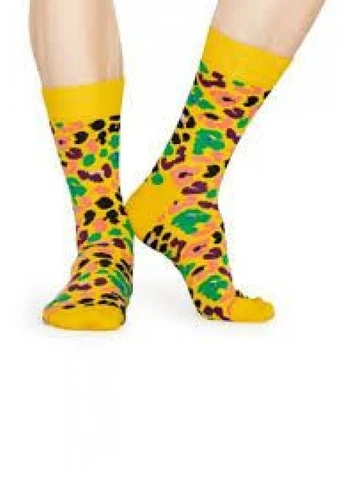 Жёлтые лео Happy Socks анималистичные (262807230)