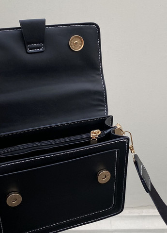 Жіноча сумка крос-боді чорна No Brand (268030506)