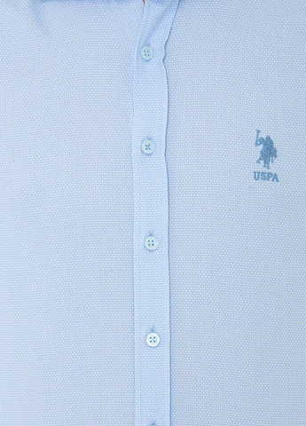 Голубой рубашка U.S. Polo Assn.