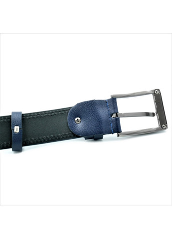 Ремень мужской кожаный Weatro Темно-синий 115,120 см lmn-mk38ua-022 Le-Mon (272596360)
