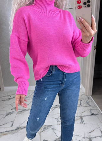Рожевий демісезонний светр Garna