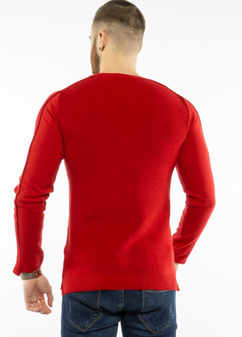 Бордовый демисезонный свитер однотонный (бордовый) Time of Style