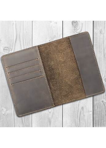 Синя обкладинка для паспорта зі шкіри HiArt PC-02 Синій Hi Art (268371237)