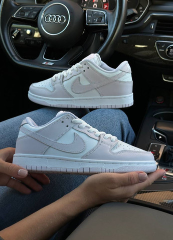 Світло-рожеві осінні кросівки жіночі, вьетнам Nike SB Dunk Low Retro White Easy Pink