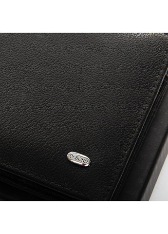 Шкіряний чоловічий гаманець Dr.Bond MSM-4 black Dr. Bond (261551144)
