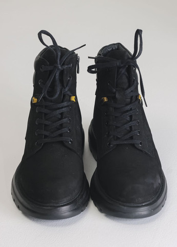Осінні черевики чорні нубук Pandew (268556298)