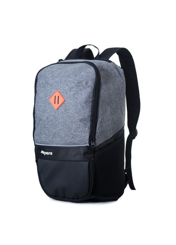 Спортивний жіночий рюкзак середнього розміру сірий із чорним з відділенням під взуття та воду No Brand (258591332)