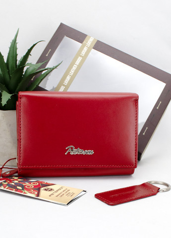 Подарочный набор женский D-02-KCS красный (кошелек и брелок) Peterson (263606852)