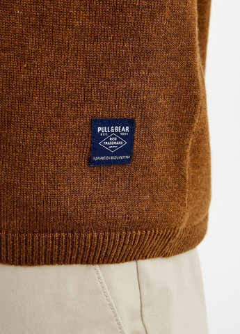 Коричневий джемпер демісезон,коричневий, Pull & Bear