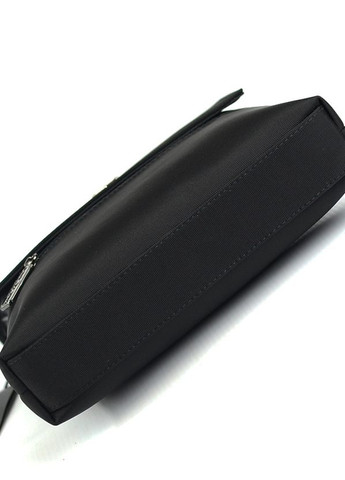 Мужская текстильная черная сумка с клапаном из нейлона, молодежная деловая маленькая сумочка No Brand (266623581)